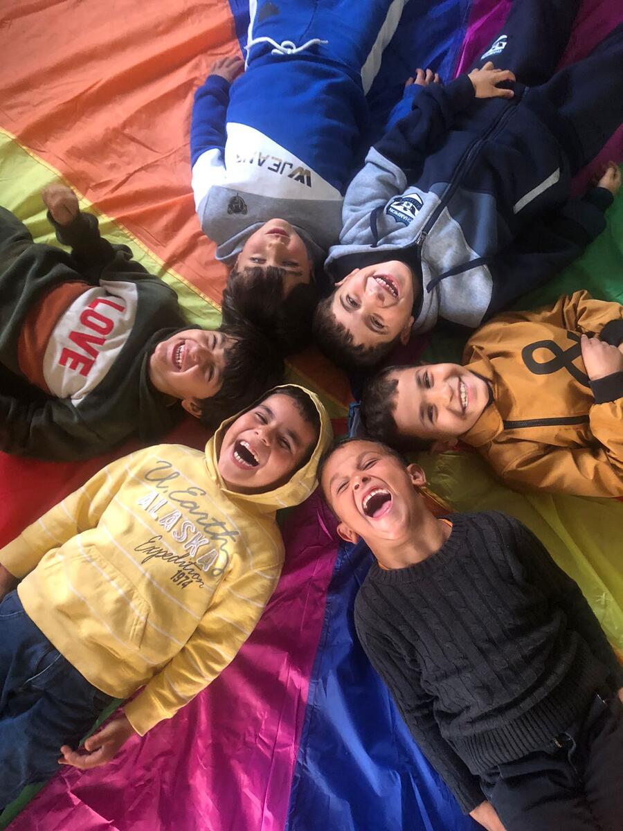 Children smiling