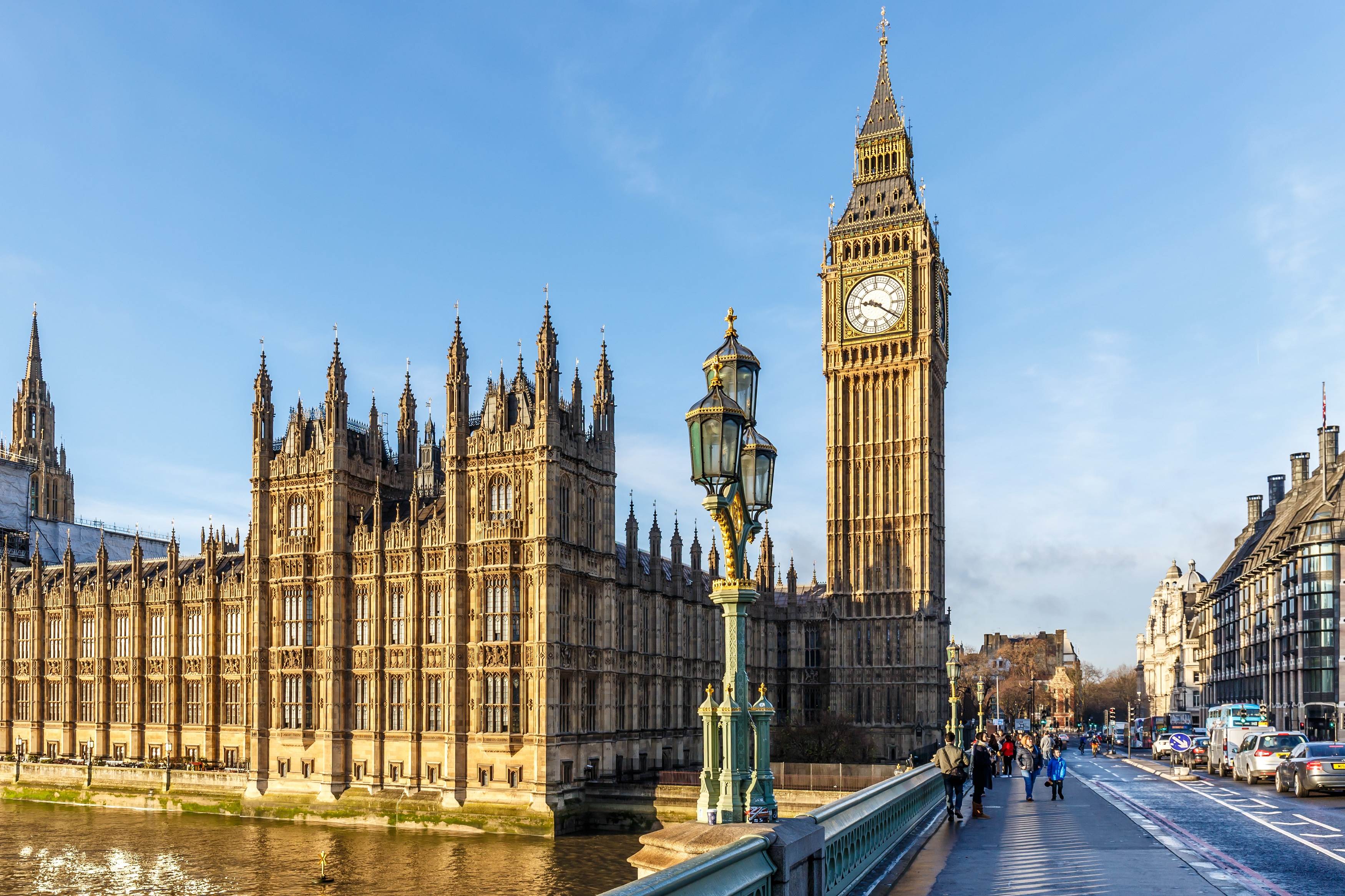 Big Ben and the Houses of Parliament in London
